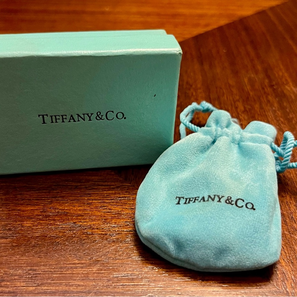 Tiffany & Co. Turquoise Pouch and Box Set